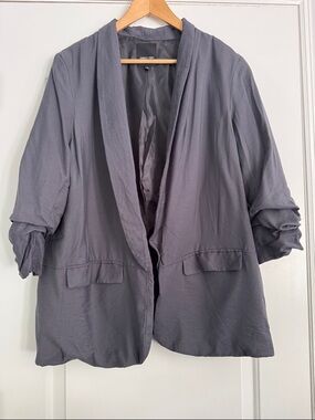 Simply Vera Vera Wang Women's Gray Blazer Size XL